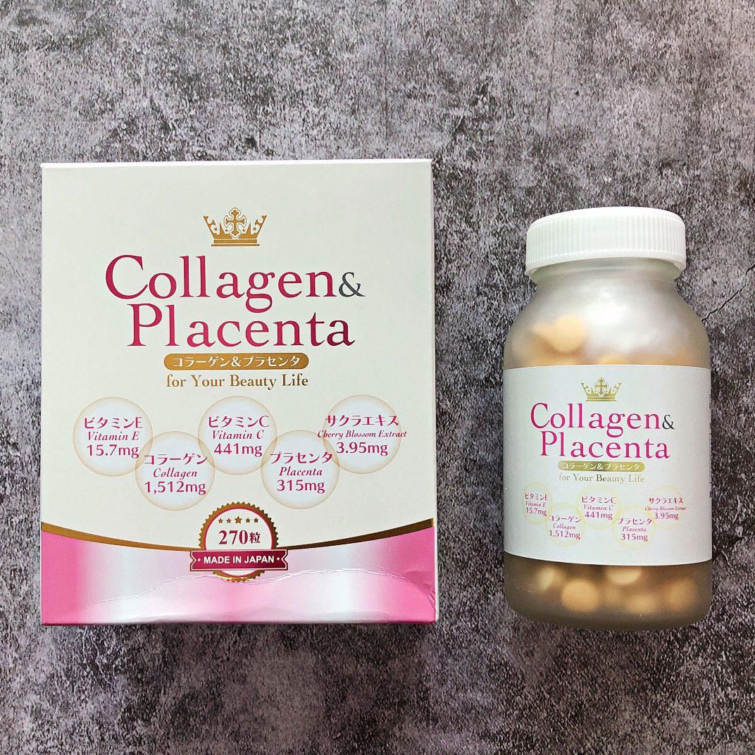 Viên uống Collagen Placenta đến từ Nhật Bản